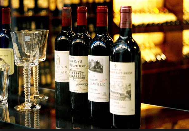 Yüksek kalite Fransız şarapları