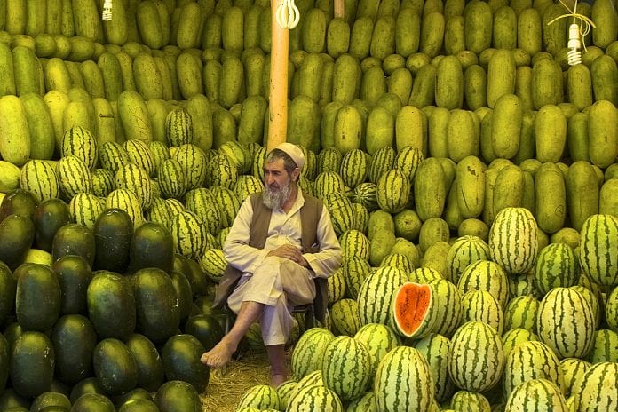 Kabil'de bir karpuz satıcısı