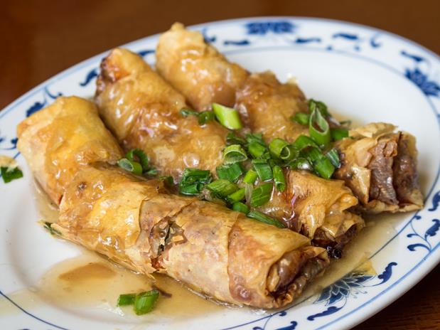 Deep Fried Tofu Skin Rolls