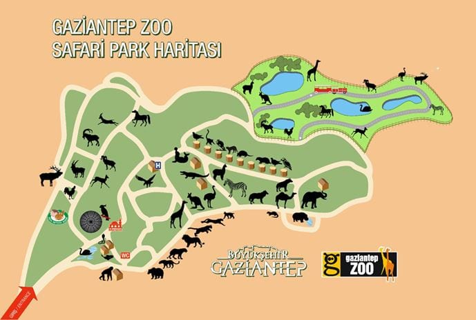 Gaziantep Hayvanat Bahçesi Planı
