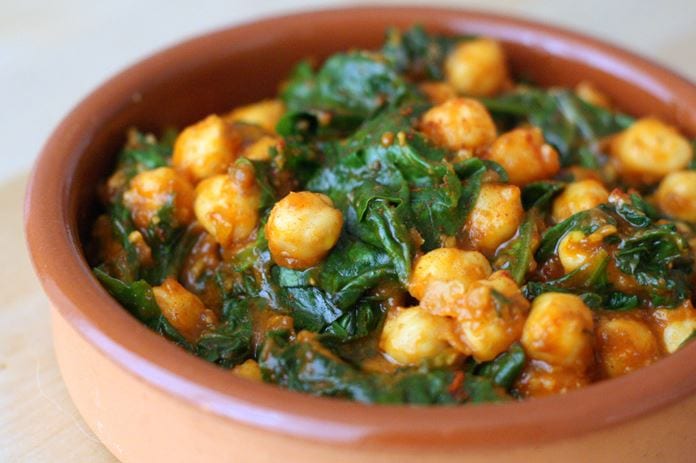 Spinach and Chickpeas