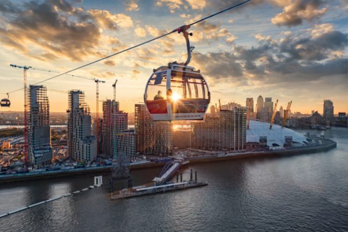 London Emirates Airline Cable Car